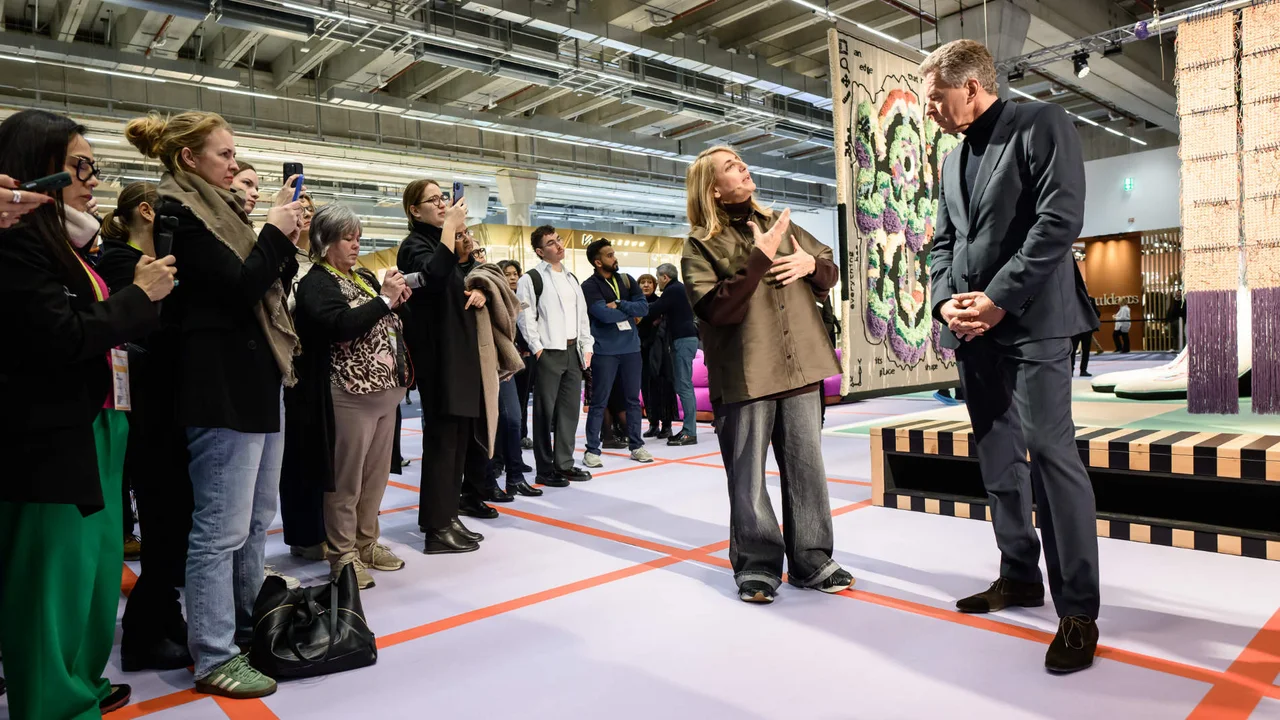 Where Textiles Think Back: Patricia Urquiola’s “among-all” at Heimtextil 2026