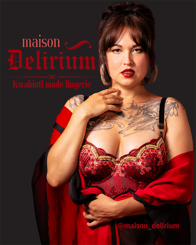 Unapologetically Bold: Maison Delirium Brings Indigenous Glamour to Lingerie