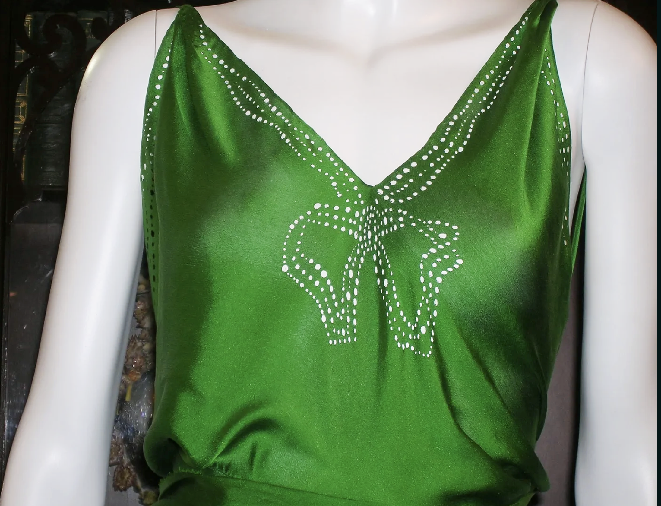 Atonement green dress gallery image 2