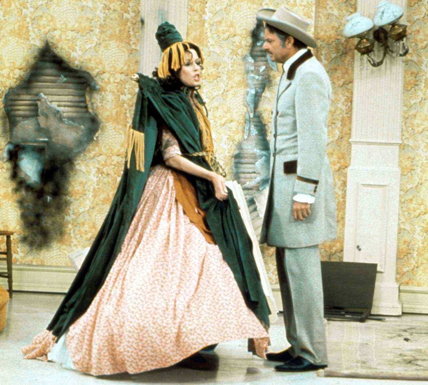 Carol Burnett and Harvey Korman in the Gone With the Wind parody on The Carol Burnett Show.